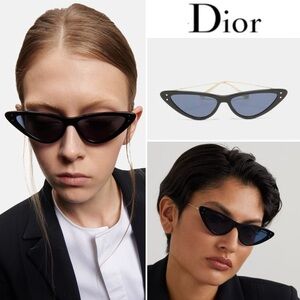 Dior MISSDIOR B4U CD40105U 01V Black Sunglasses with Cat-Eye Design 490$
